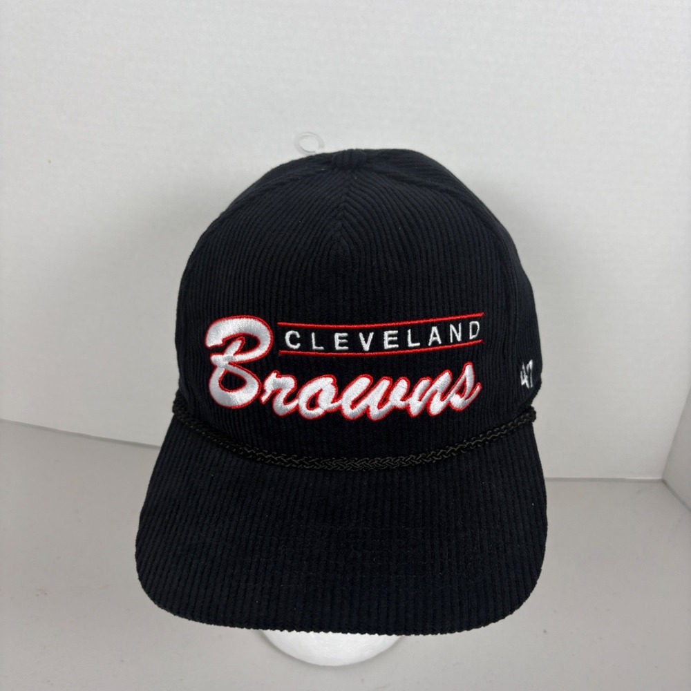 Cleveland Browns NFL '47 Brand Brown Script Hitch Rope Adjustable Snapback Hat